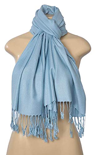 Pashmina Shawls and Wraps - Large Scarfs for Women - Party Bridal Long Fashion Shawl Wrap with Fringe