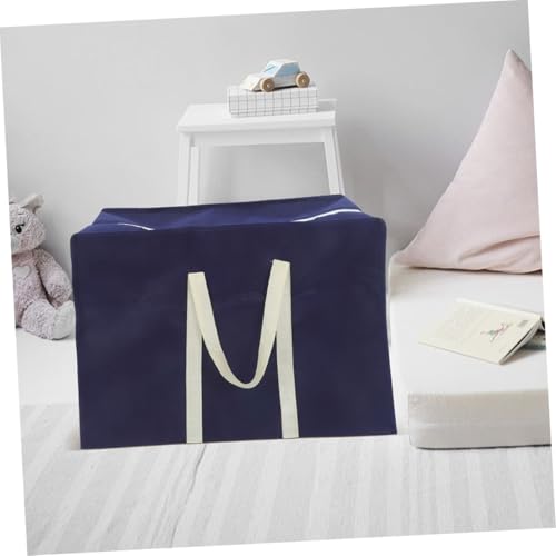 GALPADA 2pcs Large Capacity Non Woven Fabric Storage Bag for Moving and Organizing Durable Quilts and Clothing Carrier Luggage Bag with Sturdy Handles