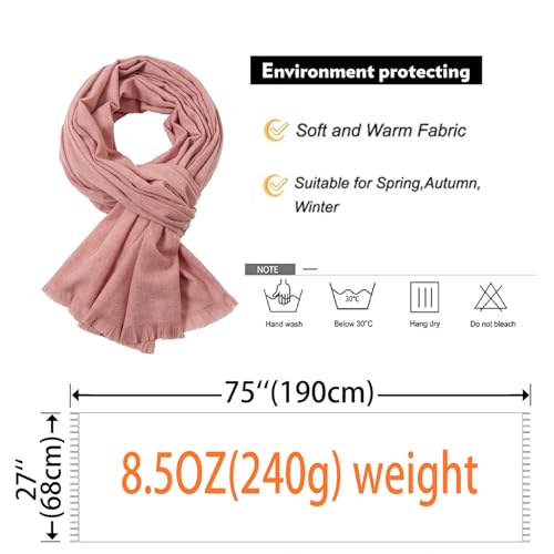 Shawl Wraps for Women Pashmina Shawls and Wraps for Evening Dresses Large Soft Scarf Winter Scarf Wedding Shawl… - color: Pink-1