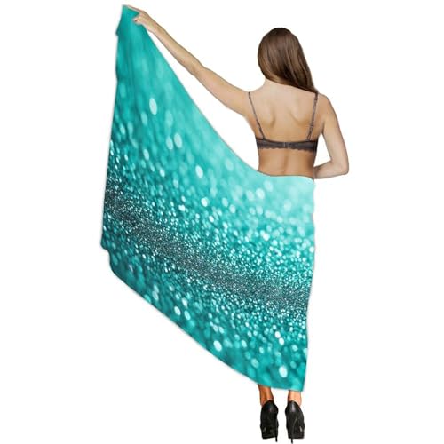 Fashion Travel Swimwear Bikini Wrap All Seasons Chiffon Scarf Beach Yarn Shawl - color: Color978