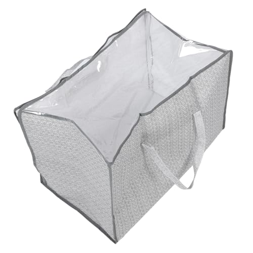 Multi-use Wardrobe Storage Bag Zipper Luggage Bag for Blankets Clothes Home Organization Non-Woven Compact