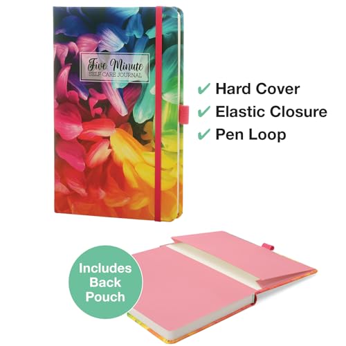Five Minute Self Care Journal - Rainbow Petals - style: Rainbow Petals