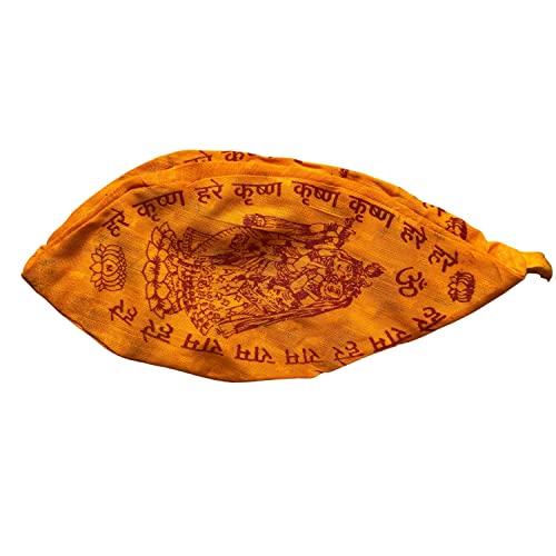 NAISHA Gaumukhi Japa Mala Bag & Natural Tulsi Holy Basil Japa Mala 108+1 Beads Original for Daily Mantra Jaap, Bead Size: 6/7mm…