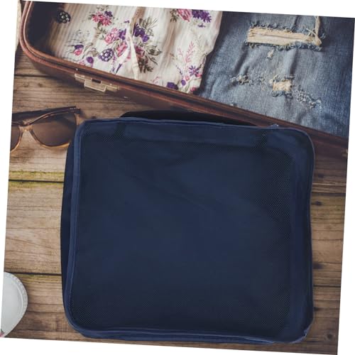 Efficient Storage Bag for Clothes Blanket Luggage Oxford Windowed Organizer Bag for Closet
