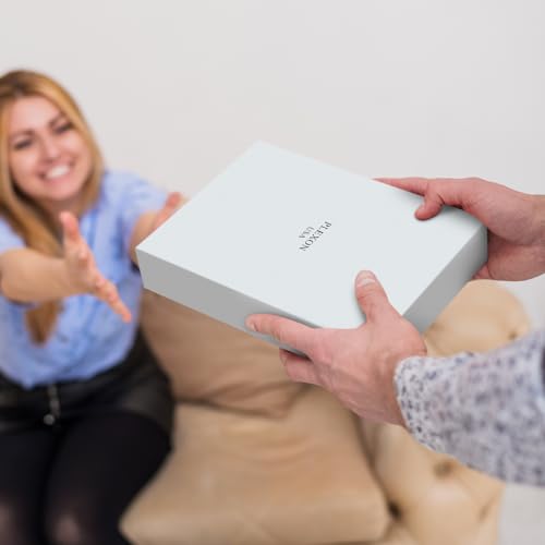 Plexon Graph Paper Notebook, Notebook Journal 160 Pages, Graph Notebook Medium 5.7 inches x 8 inches, 120 GSM Thick Paper, Navy Blue, Hardcover - color: Blue, style: Graph