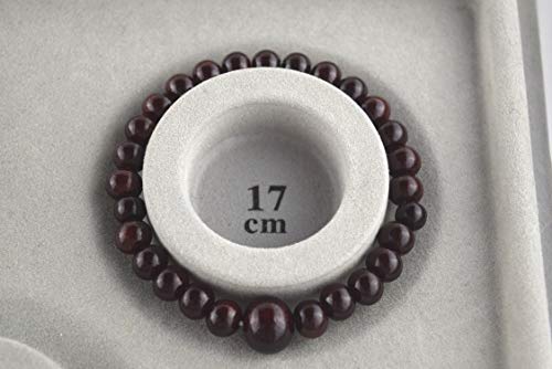 Japanese Shitan Rosewood Bracelet Juzu Rosary Prayer Mala beads Handmade in Kyoto bracelet for men - style: No bossa