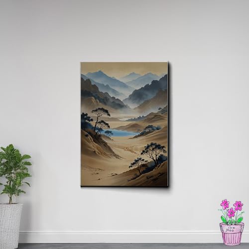 Japanese Wall Art, Minimalist Wall Art, Neutral Abstract Art, Modern Minimalist, Zen Wall Art, Zen Printed Wall Art, Japanese Art Print, Modern Decor Canvas, Wall
