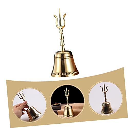 Copper Buddha Bell Handcrafted Decorative Meditation Bell for Yoga and Feng Shui Home Decor Smooth Edges Polished Finish for Rituals and Mindfulness Practices