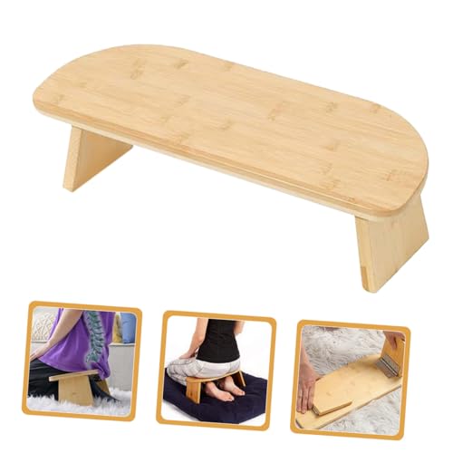 Mipcase Meditation Stool Foldable Non-Skid Kneel Stool Compact Portable Yoga Bench for Home and Travel
