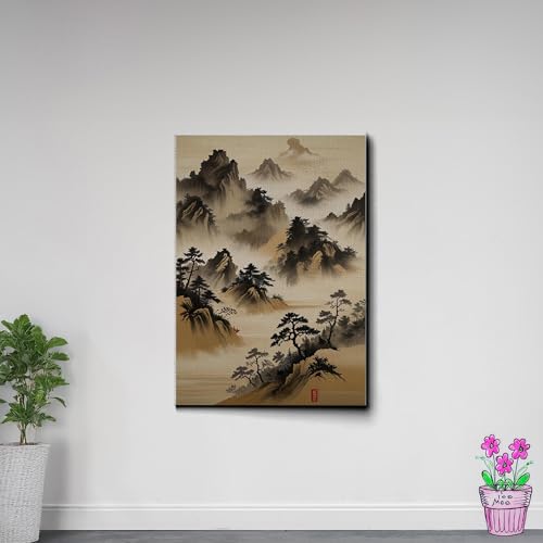 Japanese Wall Art, Minimalist Wall Art, Neutral Abstract Art, Modern Minimalist, Zen Wall Art, Zen Printed Wall Art, Japanese Art Print, Artwork Canvas Décor, Decor