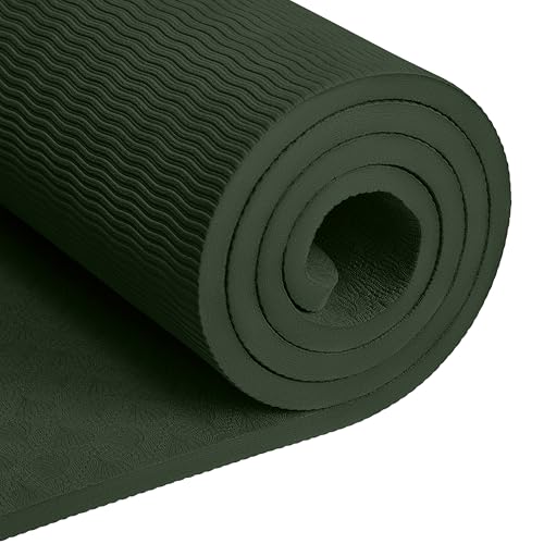 Retrospec Zuma Yoga Mat | 1/2 Inch Thick Non Slip Workout Mat | TPE Exercise Mat for Yoga, Pilates & Stretching | 72x24in