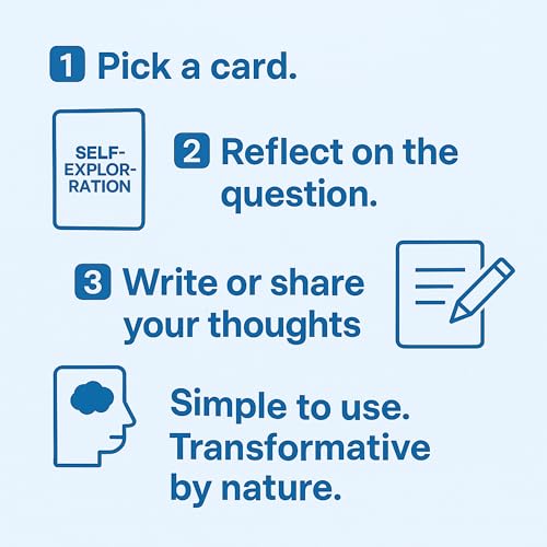 UNPACK THAT Self-Exploration Card Deck Personal Growth Cards - 100 Deep Questions for Self-Discovery, Mindfulness & Emotional Healing | Journal Prompt, for Her