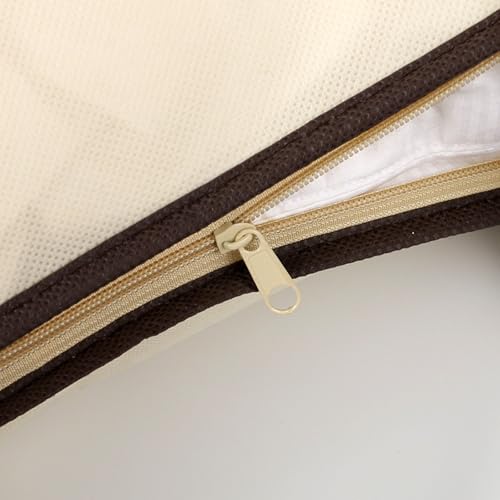 40x55cm Nonwoven Zippered Pillow Storage Bag with Handles Organizers for Bedding Clothes Travel Large Capacity Storage Bag