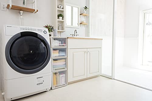 天馬 衣装ケース フィッツケース 押入れ用 ディープ カプチーノ 幅39×奥行74×高さ30cm