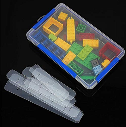 Kamay's XL Heavy Duty Adjustable 24 Compartment Slot Plastic Craft Storage Box with O-Ring Seal 3 Thick Snap Locks Ideal for Small Items(14 * 8.9 * 2inch) - style: O-Ring Seal XL Compartment Slot