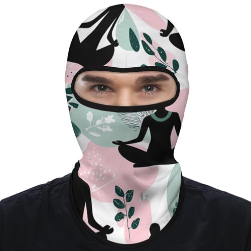 Meditation Yoga Nature Balaclava Face Mask Ski Windproof Hood Outdoor Sports Cycling Long Neck Cover