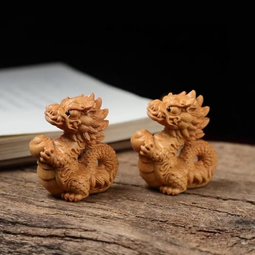 Antique Wildlife Wooden Statue Accents Zen Meditation Wood Sculpture Decor for Living Room Spa Or Yoga Studio Centerpiece Books Living Room Bedroom Ornament