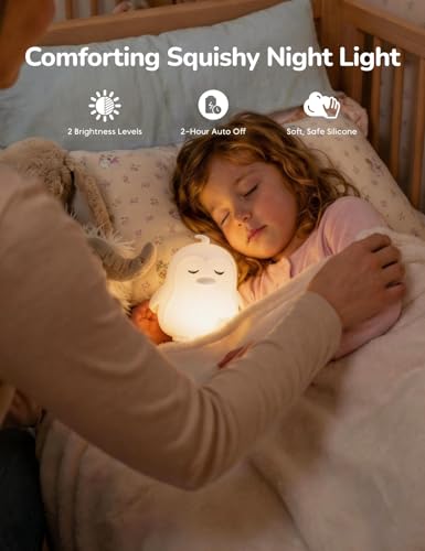 Breathing Pal 'Penny'- Mindfulness Breathing Light, Guided Visual Meditation Breathing Light, Anxiety Relief Items for Calm Down Corner/Meditation/Sleep Aid for Adult&Kid - size: Penny (Penguin)