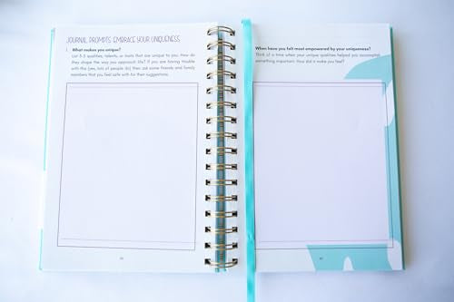 Journals for Women - Inspired to Be Me Journal -Self Care Gifts for Women - Journal with Weekly Intention & Reflection Pages - Gift for Women's Personal Growth & Healing Journey - Includes Inspirational Poem - color: teal