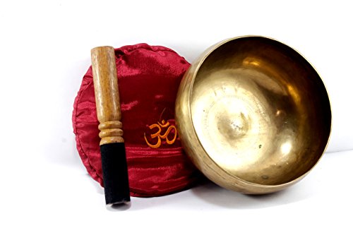 Tibetan Singing Bowl Set - 4th Chakra F (7 Inch)