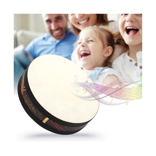 Ocean Wave Bead Drum: Handcrafted Musical Instrument for Relaxation, Meditation & Soothing Sounds