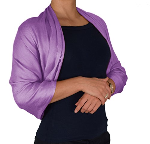 Peach Couture Women’s Pashmina Shawl Wrap – Warm Long Large Scarf for Evening Dress, Bridesmaid, Wedding & Bridal Wear - color: Lavender
