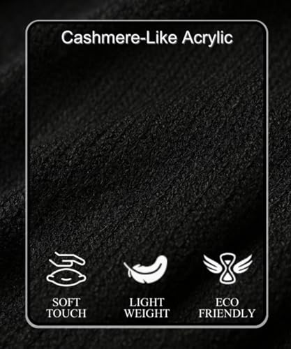 Ferand Shawl Wraps for Women, Cozy Lightweight Poncho Cape with Pockets, Warm for Fall Winter Travel - color: Black With Faux Fur Collar
