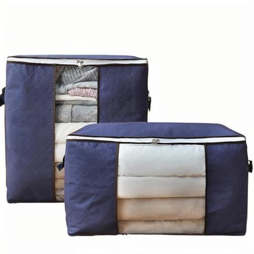 Thickened Large Capacity Non-Woven Quilt Storage Bag, Finishing Bag, Clothing Packing Bag, Storage Bag, Duffel Bag