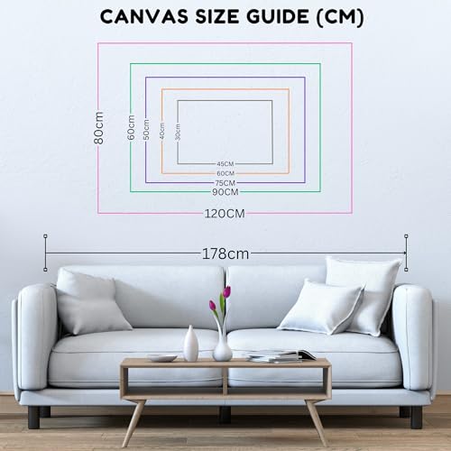 Nature Zen Stones Spa Decor - Canvas Wall Art Print 48×32 inch (120×80 cm) - Horizontal / 1.25 inch (3 cm)