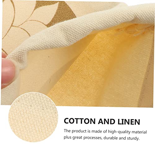 FRCOLOR 2Pcs Buddha Sound Bowl Drawstring Bag Cotton Linen Pouch for Meditation and Yoga Zen Style Adjustable Storage Bag for Singing Bowls