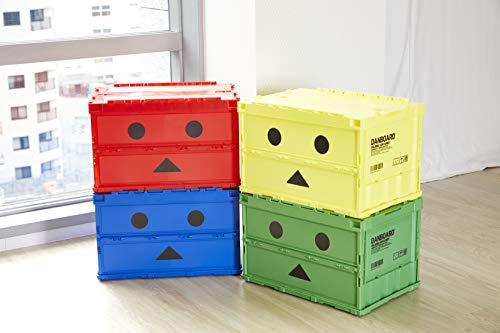Trusco Nakayama (TRUSCO) TRC50BADNBGN Thin Folding Container with Lock Lid, Green Storage Case, Storage Box - color: (f) Green, style: Locking lid included