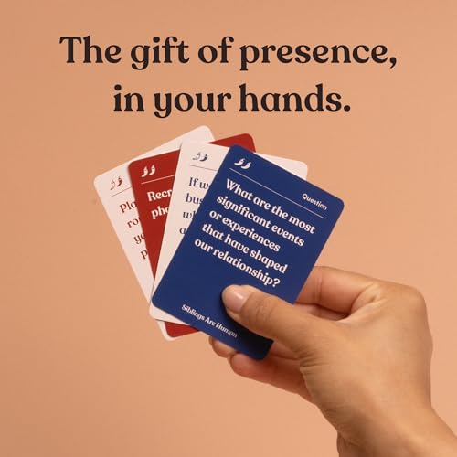 Siblings are Human | 140 Conversation Cards to Help Deepen Sibling Relationships | Card Game for Bonding & Communication | Therapy for Adults - style: Siblings Are Human