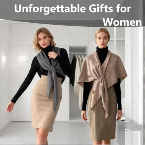 Pashmina Blend Shawl Wraps Women Knitted Shawls Wraps Cardigan Cape Cashmere Shoulder Top Sweater Shawl travel scarf - color: Black