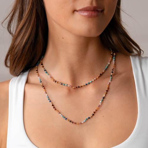 Lotus and Luna 3MM Necklace - size: Extended 20''-22'', style: Master Healer (Gold)