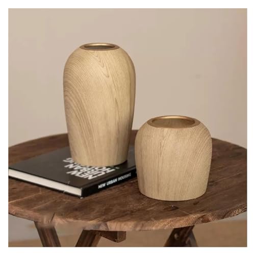 Vases Zen Ceramic Ornament Decor Flower Arrangement Desktop Living Room Dining Table Hotel Shop Foyer Bar(2PC)