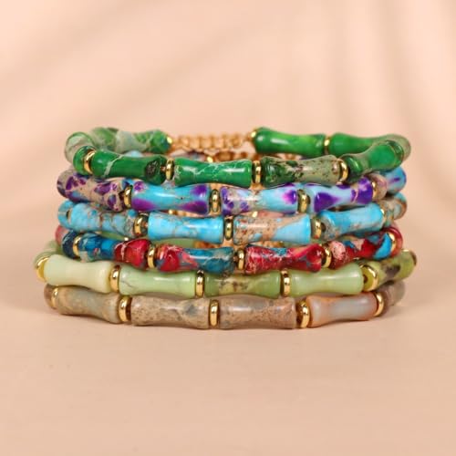7 Chakra Bracelet Bohemian Handmade Leather Wrap Healing Protection Natural Stone Yoga Beaded Bracelets Boho Friendship Jewelry - color: Blue #2