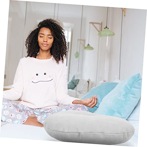 Meditation Yoga Seat Mat Pillow Multifunctional Cushion Practical Meditation Mat Grey Cushions
