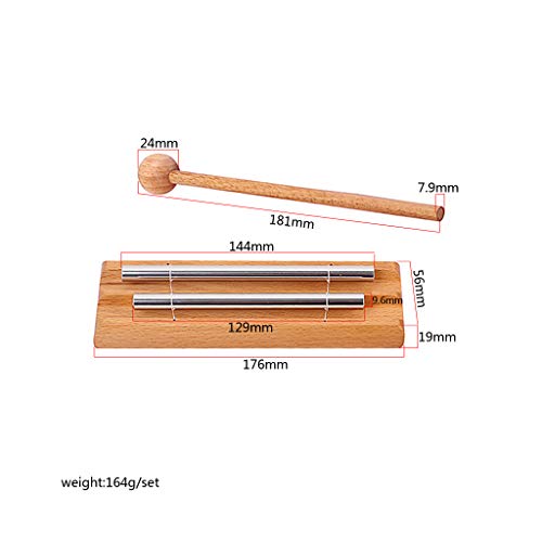 Alnicov Meditation Chimes,With Mallet ,Teacher Tools,For Prayer Yoga Eastern Energies Music Gift