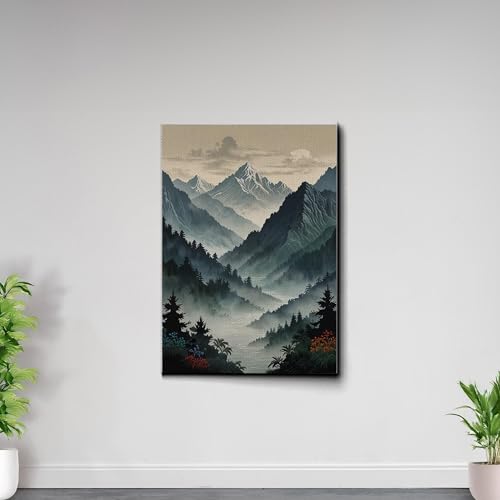 Japanese Wall Art, Minimalist Wall Art, Neutral Abstract Art, Modern Minimalist, Zen Wall Art, Zen Printed Wall Art, Japanese Art Print, Canvas, Decor
