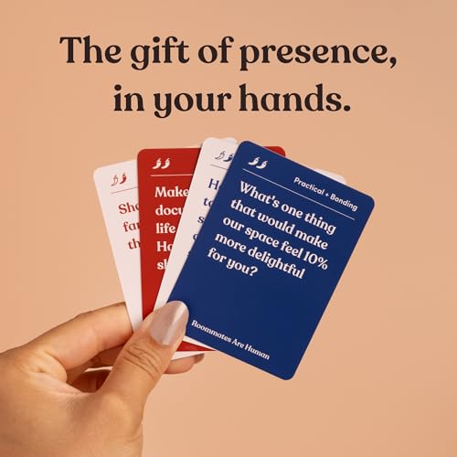 Roommates are Human | 140 Conversation Cards to Help You Get to Know Your Roommates | A Card Game for Discovering How to Live Well Together | Relationship Card Game for 2+ Players - style: Roommates Are Human