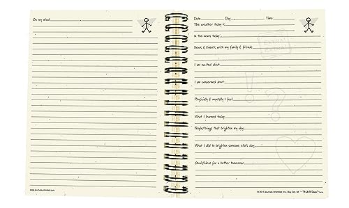 Write it Down series by Journals Unlimited, Guided Journal, Me, A Personal Journal, Full-size 7.5"x 9", Purple Hard Cover, Made in USA