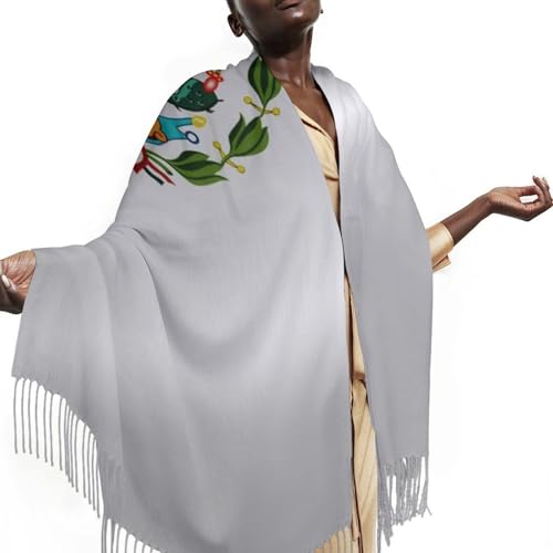 Big Oversized Long Scarves Pashmina Shawl Wrap Women gifts - color: Picture (642)