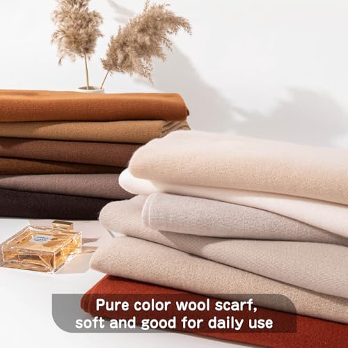 Sumolux Scarf for Women Pashmina Shawls Wraps for Evening Dresses Wedding Bridesmaid Gifts Winter Warm Soft Scarves - color: Creamy White