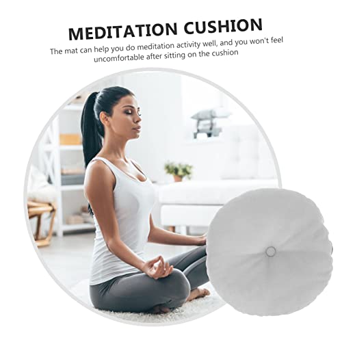 BESPORTBLE Meditation Cushion Durable Zafu Floor Pillow for Comfortable Sitting Small Japanese-Style Cushion for Yoga Mindful Meditation and Relaxation