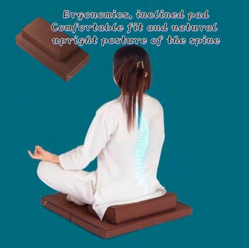 Meditation Mats,Meditation Meditation Mats, Futons, Household Folding, Thickened Fabrics, Coconut Palm, Kneeling Mats(Size:31x31inch,Color:Red1) - color: Red1, size: 31x31inch