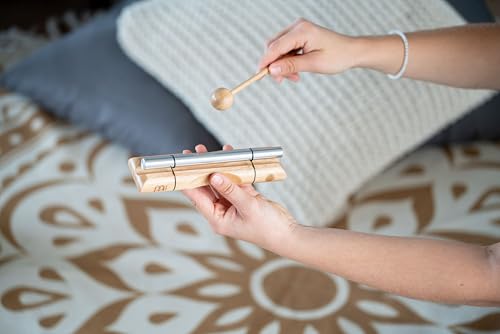 Energy Chime with Mallet For Meditation, Sound Healing, Yoga and Classrooms — Long Resonance Pure Tone