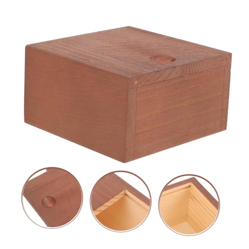Alipis Storage Box Sliding Lid Decorative Case for Jewelry Small Trinkets and Accessories Lightweight and Compact Design for Easy Organization