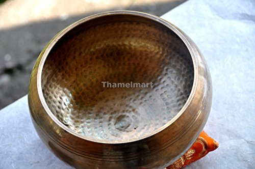 6.5 Inch Relaxing Yoga Meditation Om Peace Singing Bowl/Cushion/Rosewood Mallet/drum stick and free cushion
