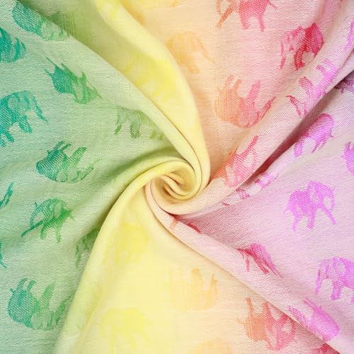 Rave Pashmina Scarf, Fashion Colorful Shawls and Wraps Soft Festival Scarves - color: E-camel (Horse Pattern)