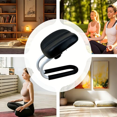 Meditation Bench, Prayer Kneeling Stool with Non-Slip Cushion,Adjustable Metal Kneeling Meditation Stool,Ergonomic Yoga Stool for Long-Term Meditation, Home Prayer and Yoga